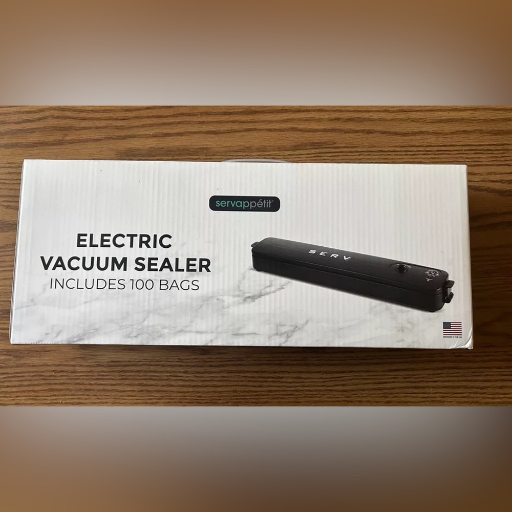 NEW Servappetit Kitchen Food Electric Vacuum Sealer Packaging System With Bags